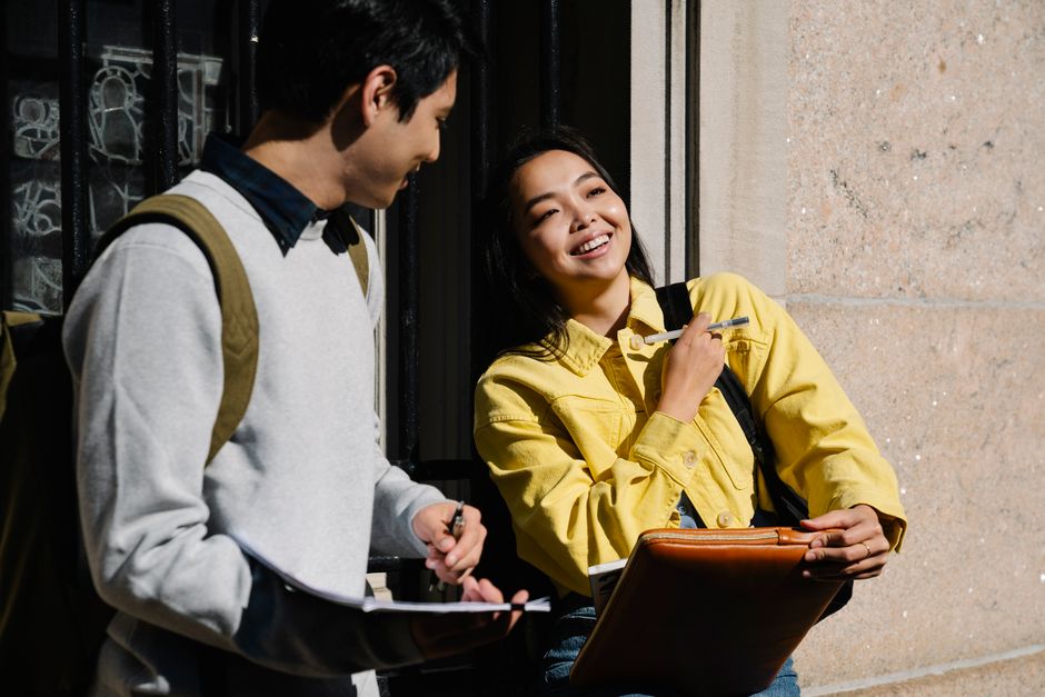 A conversation about academic writing style.