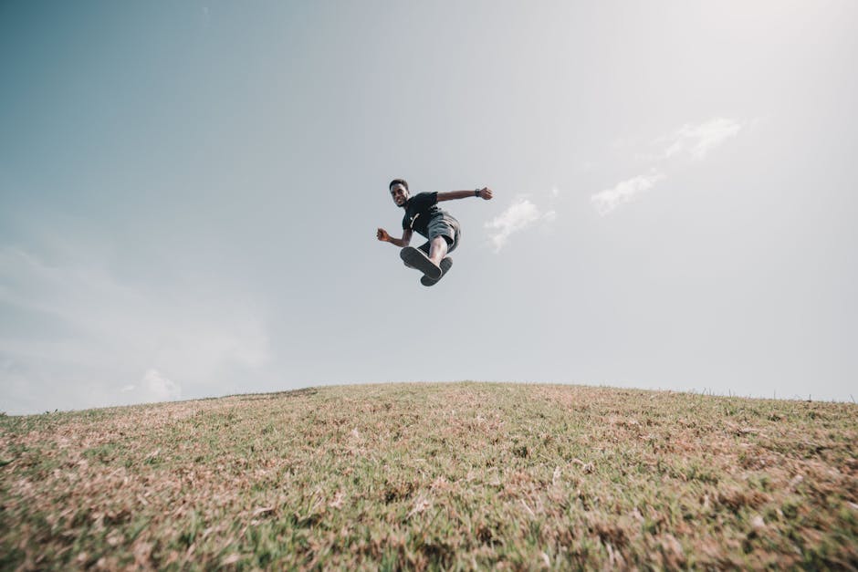 person jumping