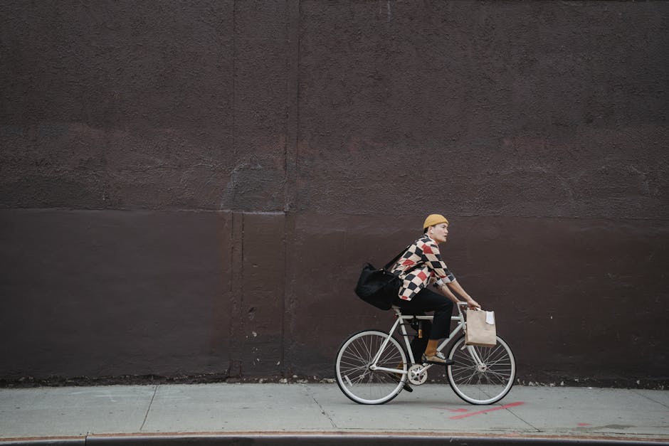 person riding a bicycle