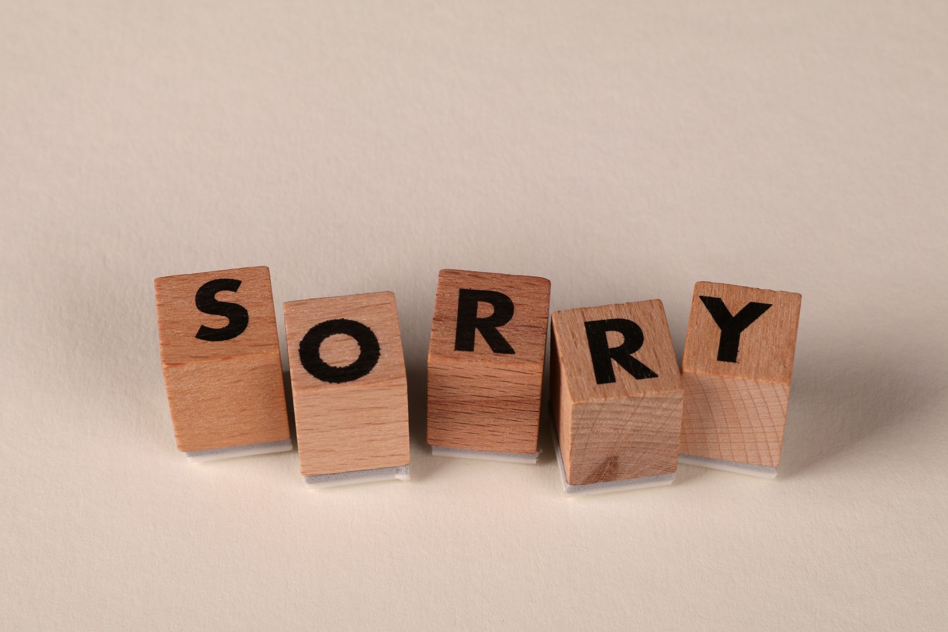 Apologising