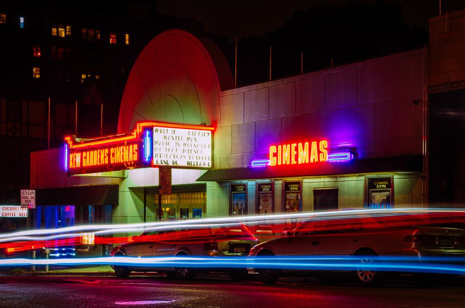 at the cinema context