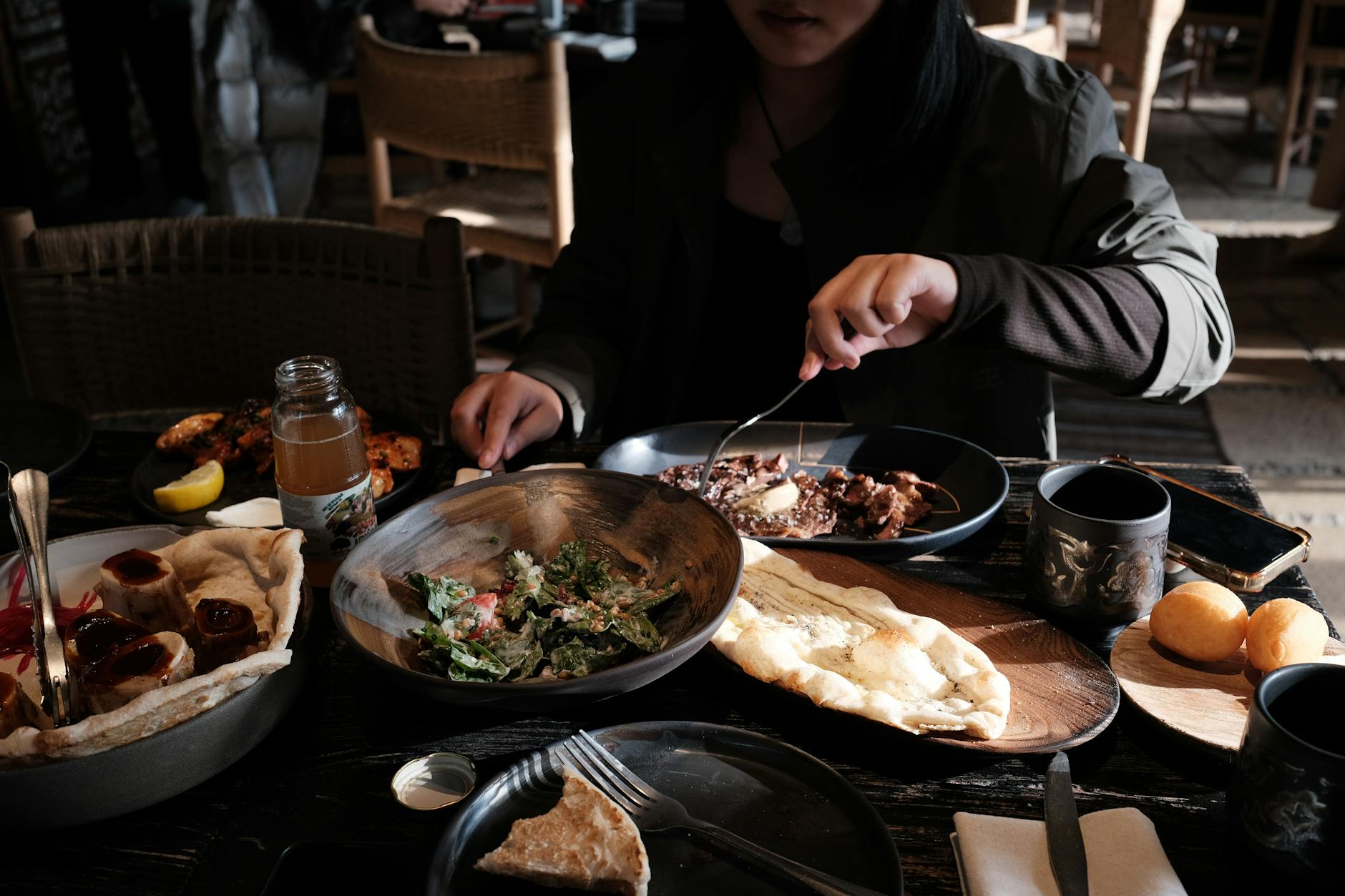 Au restaurant