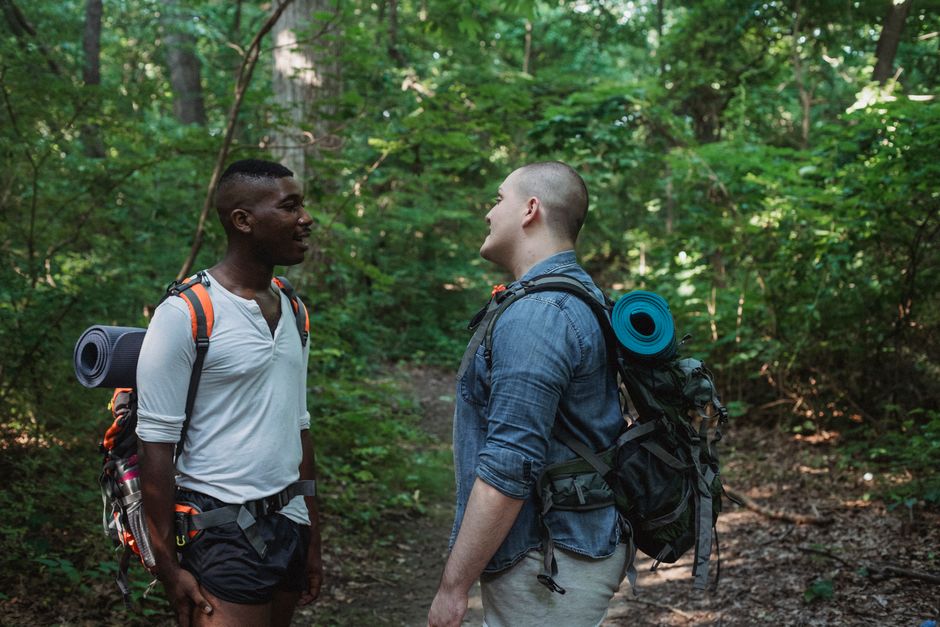 A conversation about backpacking tips.