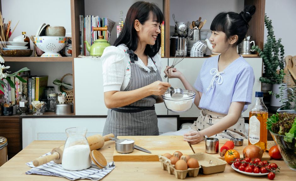 A conversation about cooking a recipe.