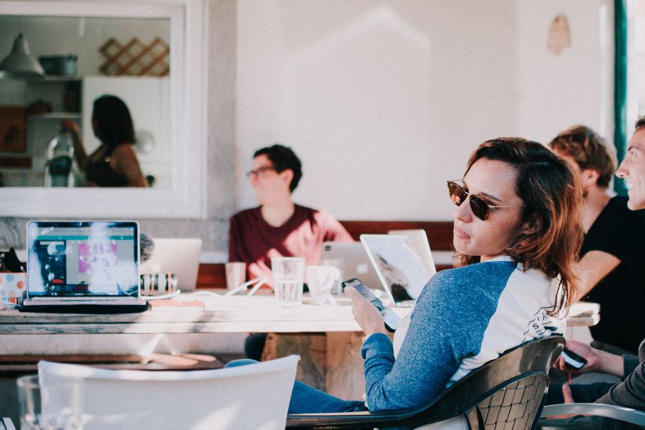 people engaged in digital nomad life