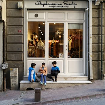 interior of small boutique store