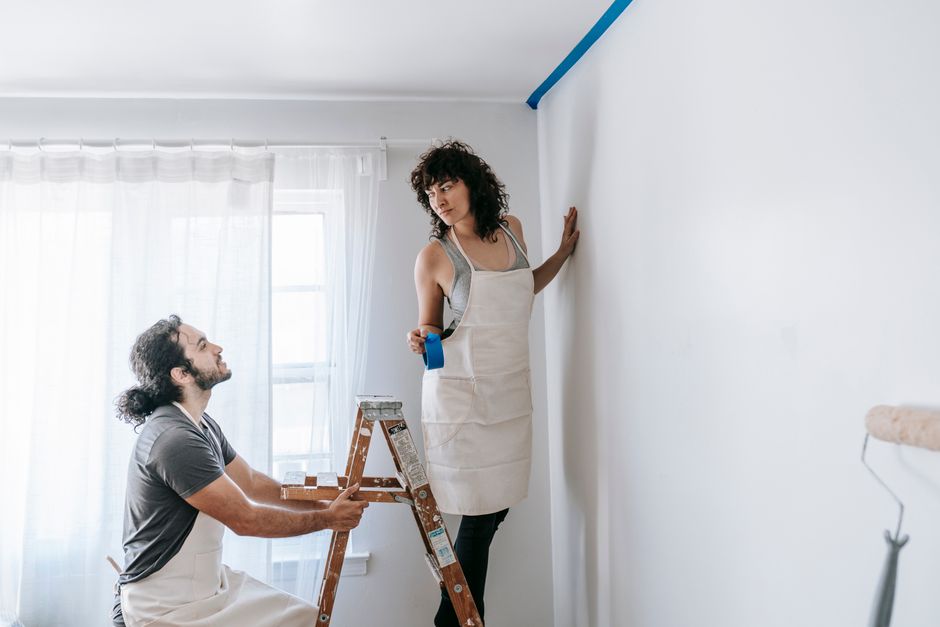 people engaged in diy and repairs