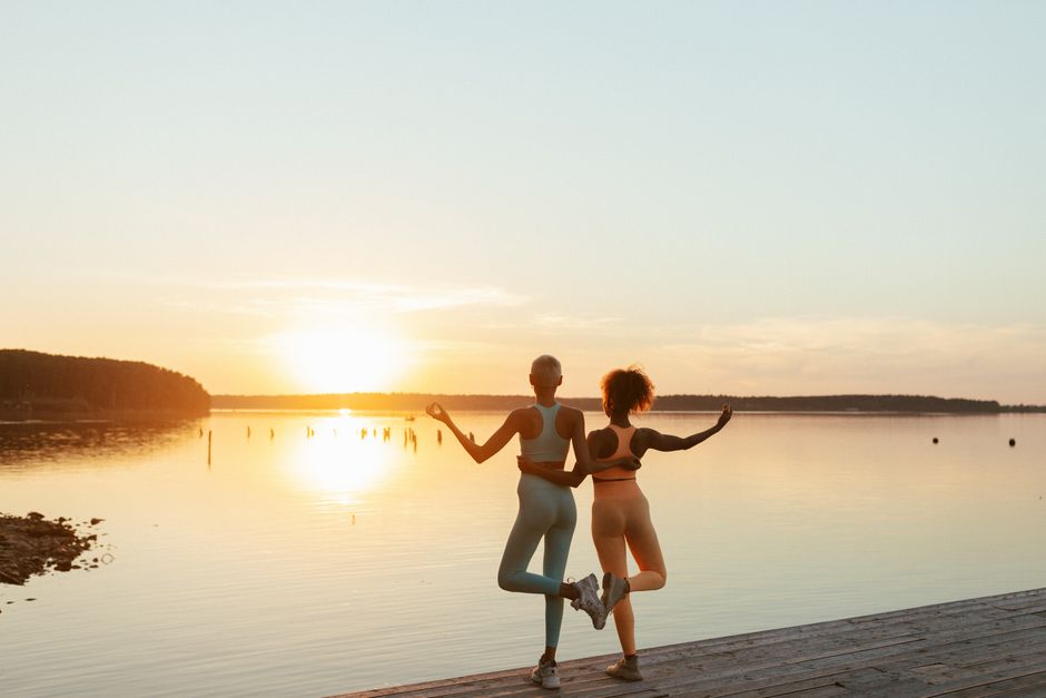 exercise and wellbeing scene
