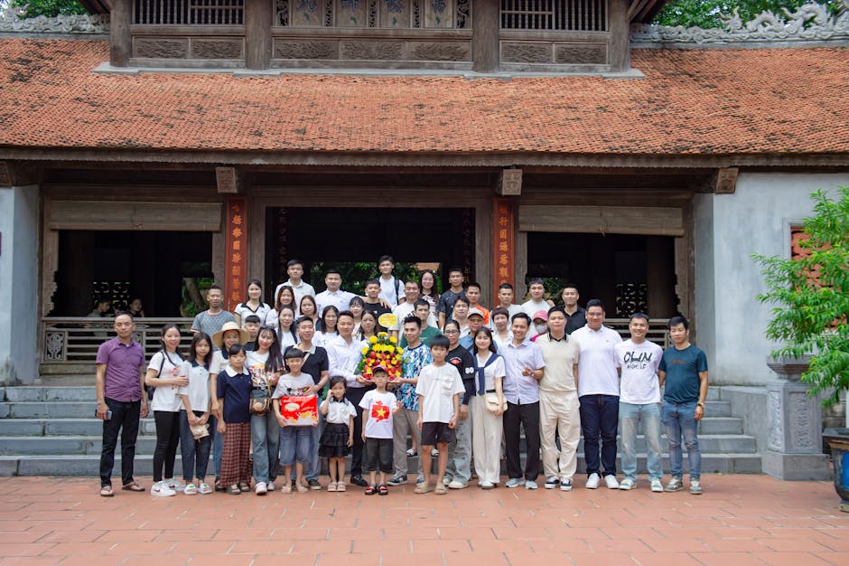 large family gathering