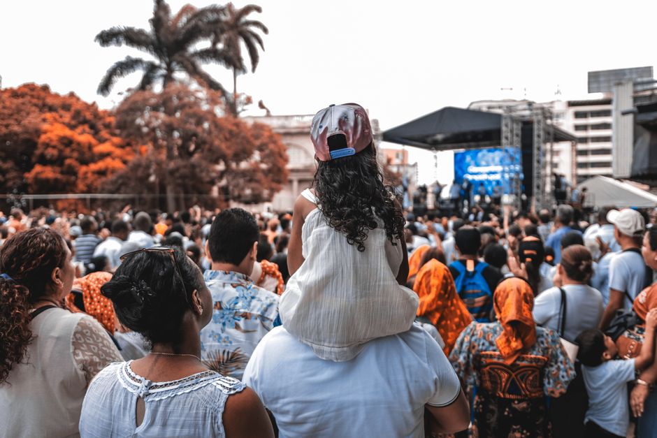 people engaged in festival tourism
