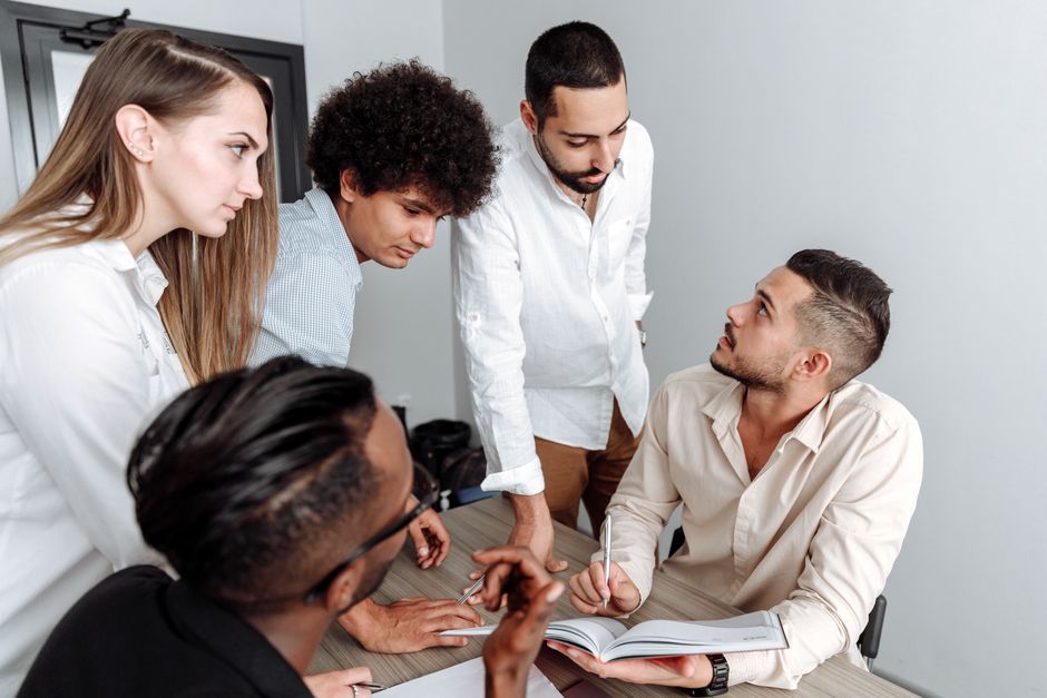 people engaged in future plans and ambitions
