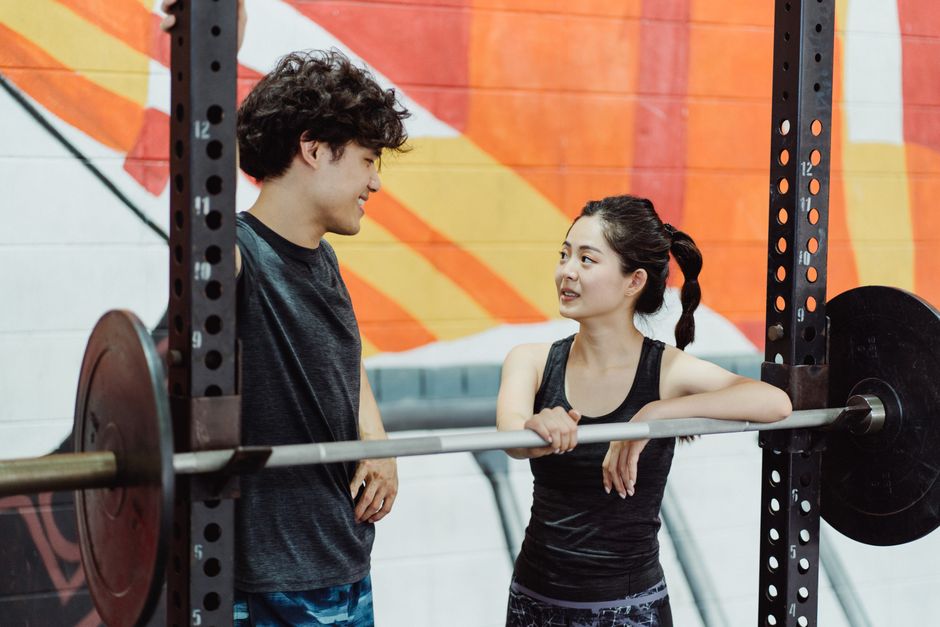 A conversation about health and fitness.