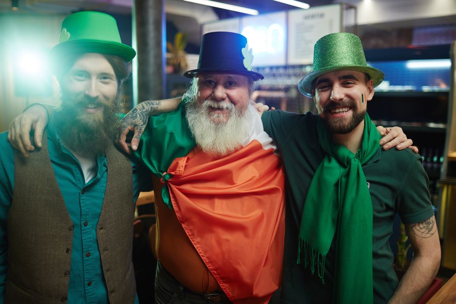 people engaged in irish culture