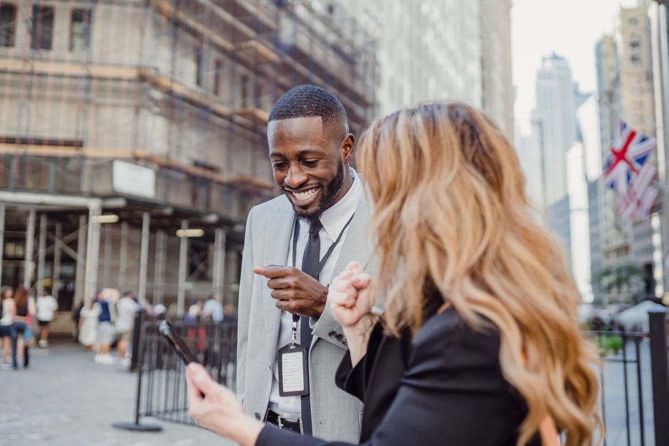people engaged in language exchange travel
