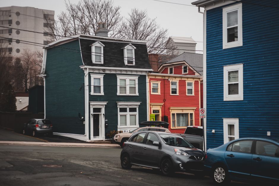 neighborhood scene