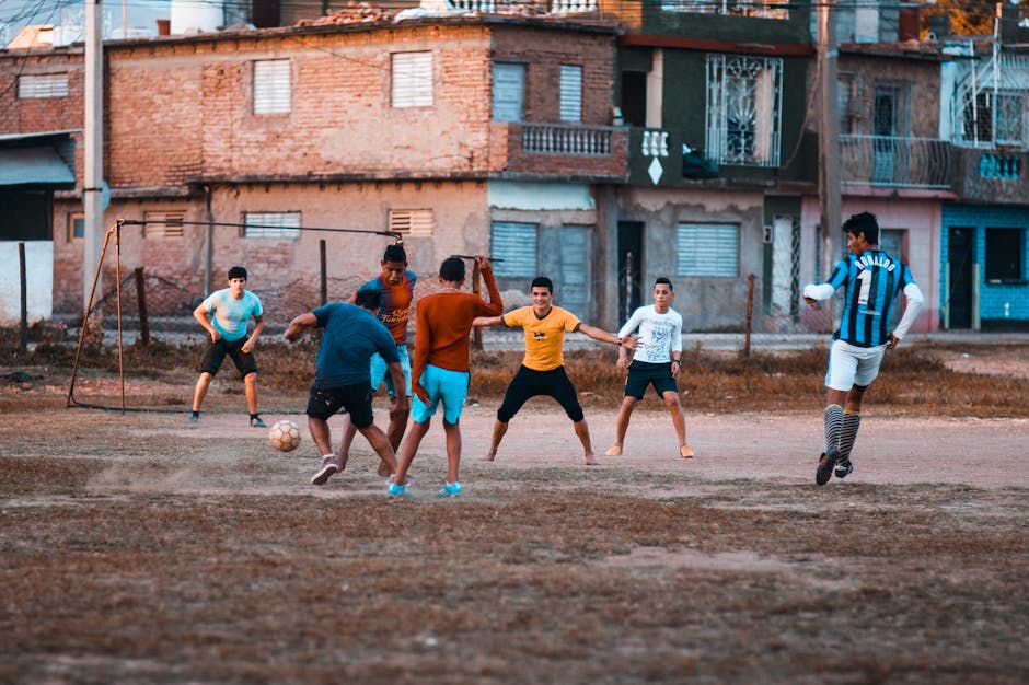 people playing soccer