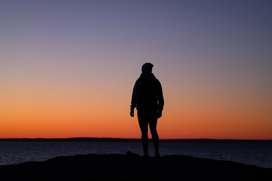 person contemplating freedom and responsibility