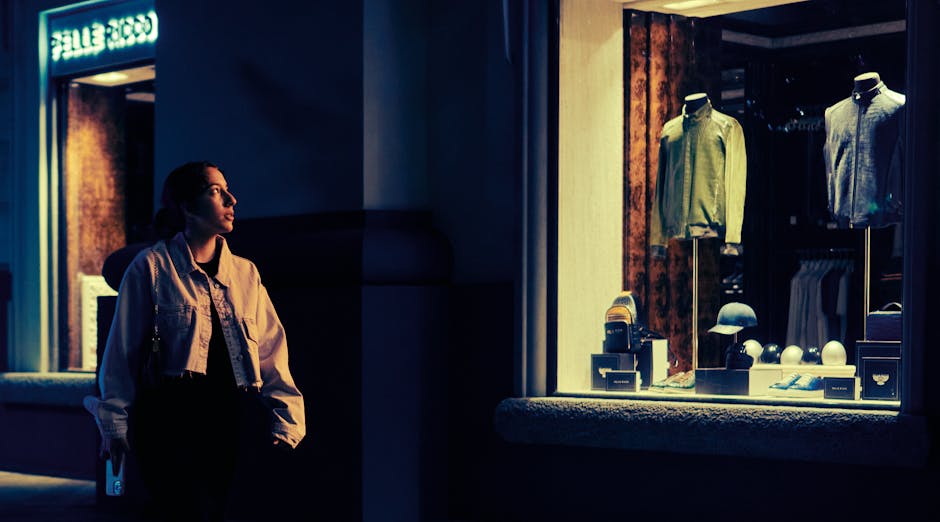 modern consumerism scene