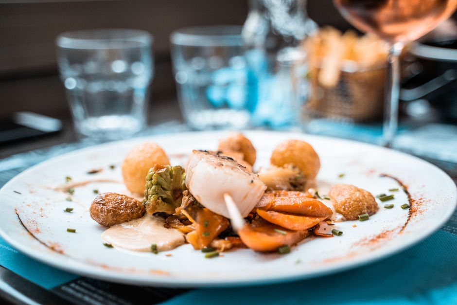 delicious French dish presentation