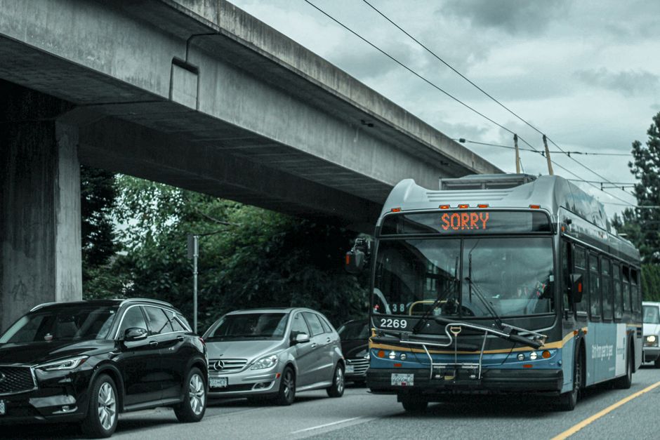 public transport scene