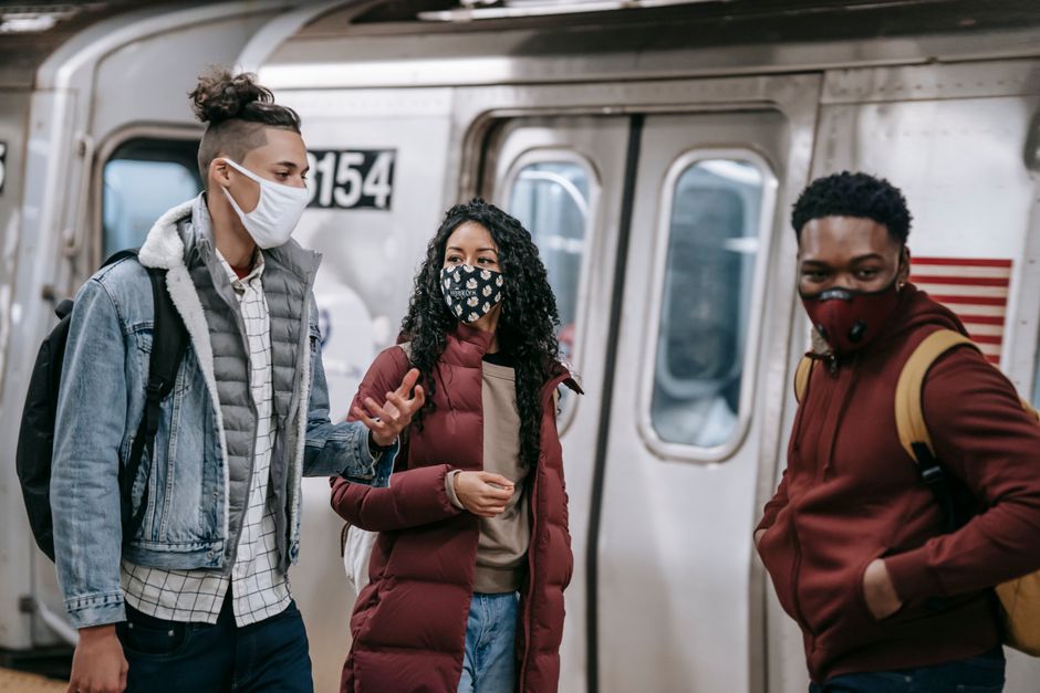 people engaged in public transport