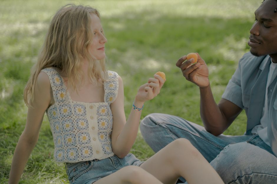 couple enjoying a sunny day