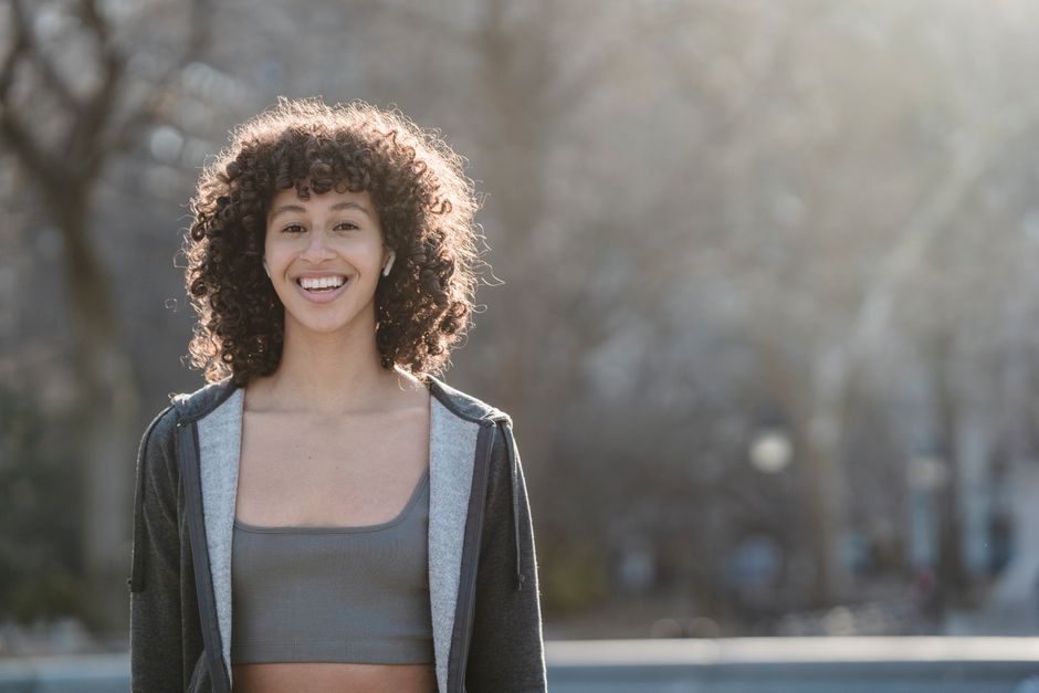 person enjoying a sunny day