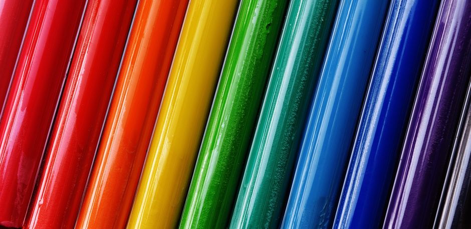 A conversation about rainbow colours.