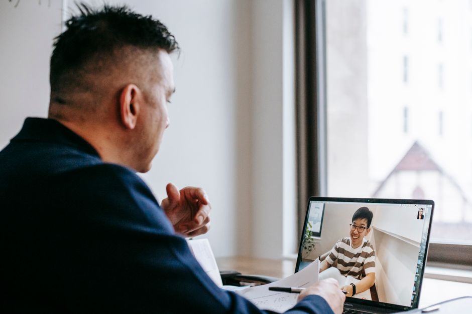 A conversation about remote work communication.
