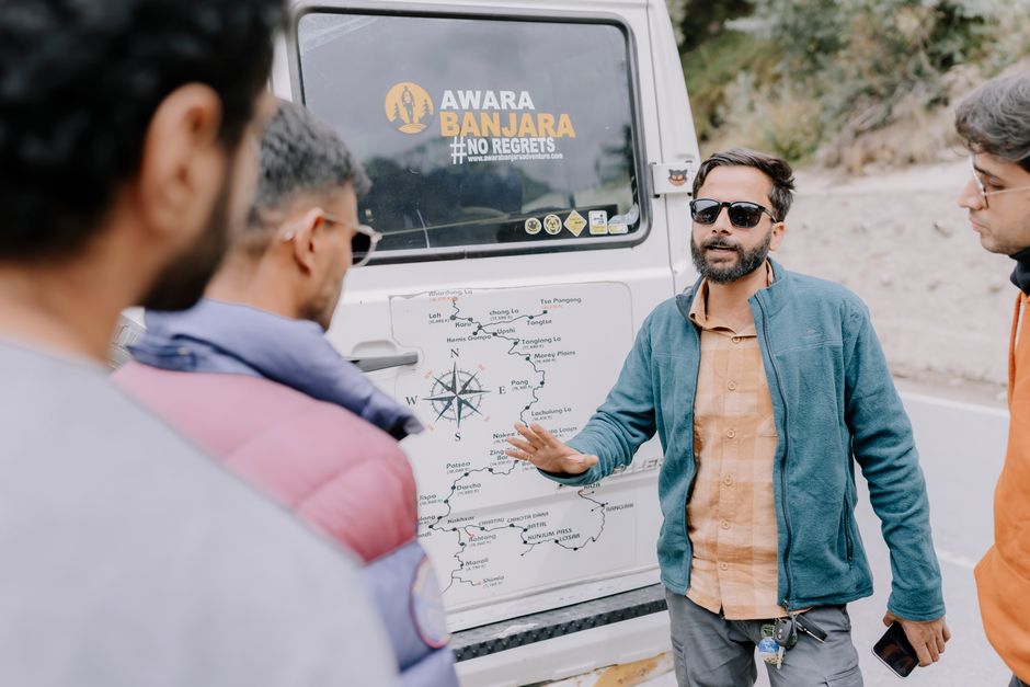 A conversation about road trip planning.