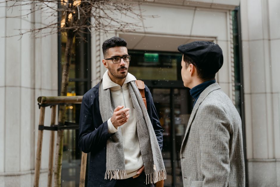 A conversation about small talk.