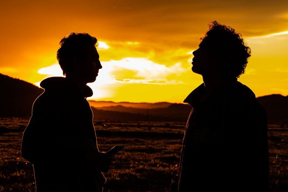 A conversation about weather conversations.