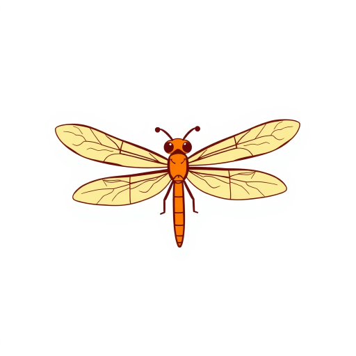 Une libellule