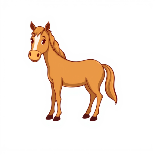 un cheval