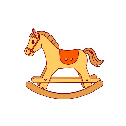 Un cheval à bascule
